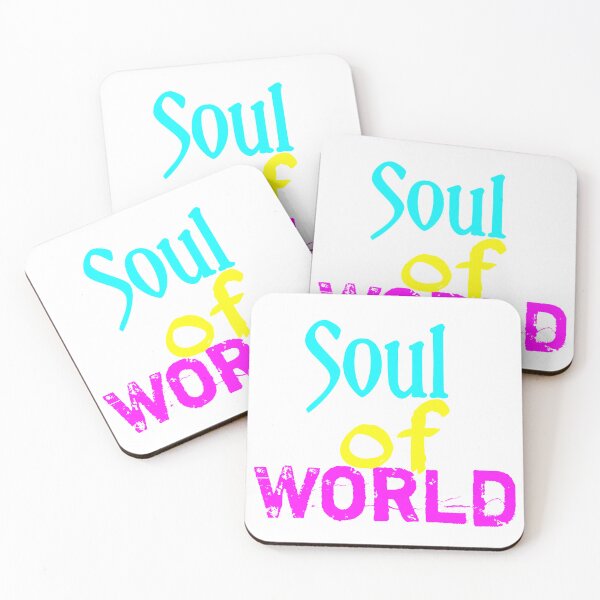 Item preview, Soul of World • Retro Neon Grunge Typography Design designed and sold by Faali950.