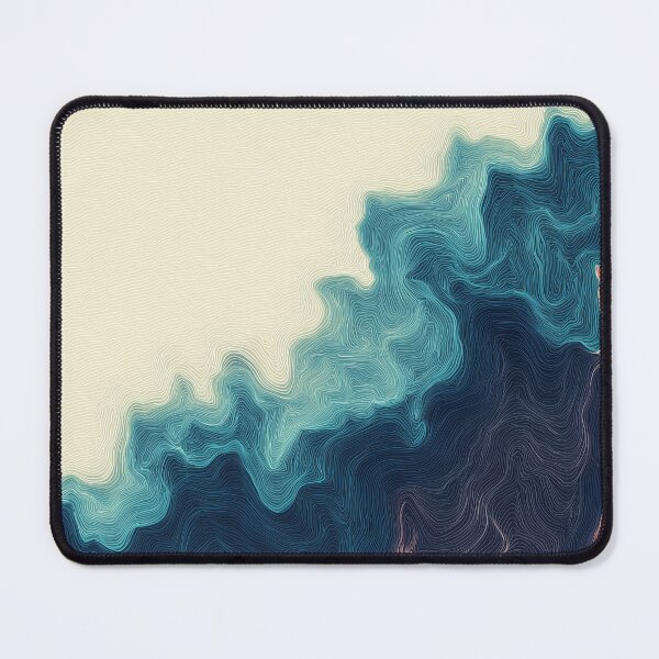 Item preview, Topographic Flow in Teal and Ember designed and sold by Art of Ngu.