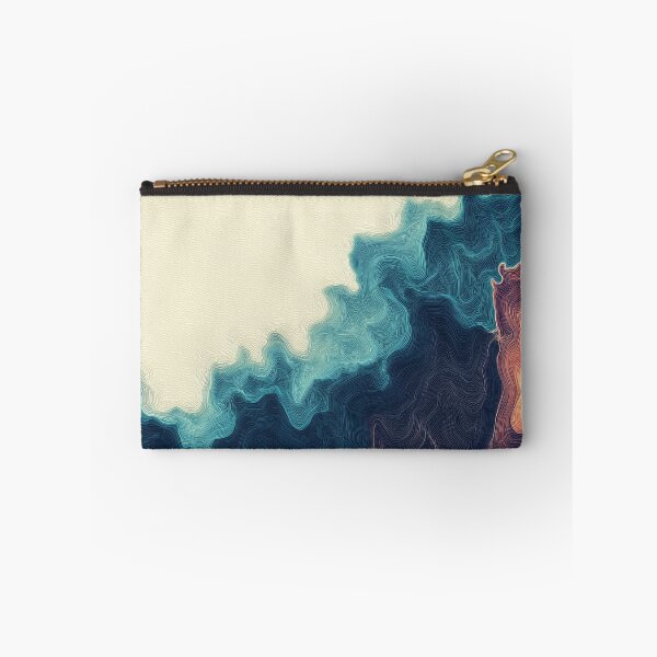 Item preview, Topographic Flow in Teal and Ember designed and sold by Art of Ngu.