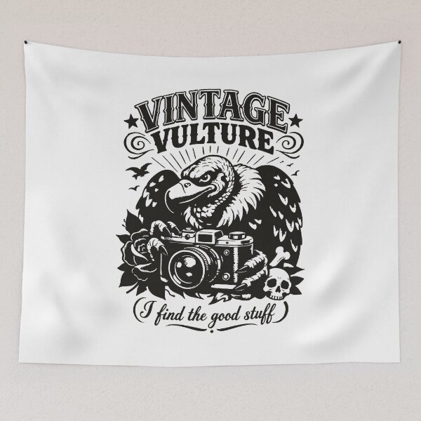 Item preview, Vintage Vulture – I Find the Good Stuff designed and sold by SnappyPNG.