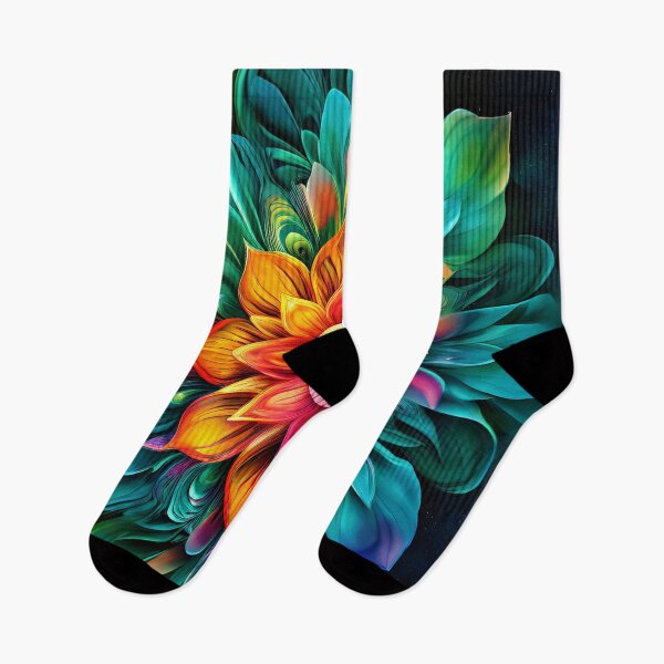 Item preview, Colorful flower with floral elements designed and sold by Mianku | Für das Leben.