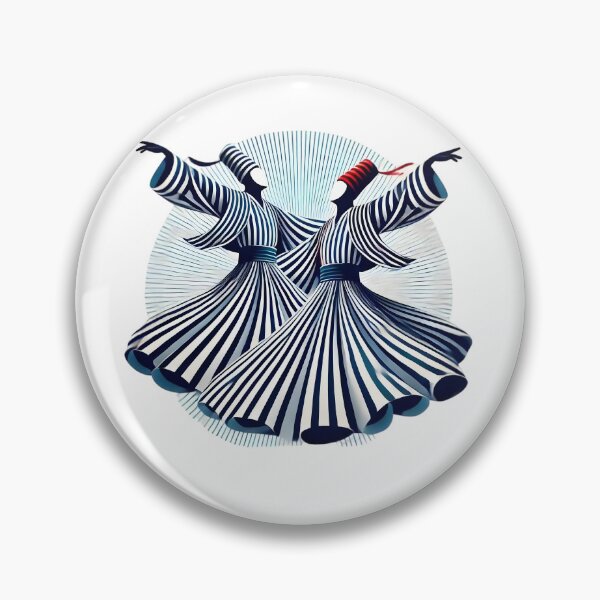 Item preview, Whirling Dervishes Sufi Dance Minimal Art designed and sold by Kruti Collection.