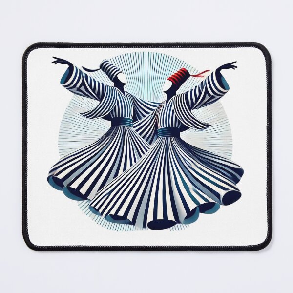 Item preview, Whirling Dervishes Sufi Dance Minimal Art designed and sold by Kruti Collection.