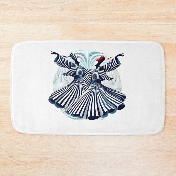 Item preview, Whirling Dervishes Sufi Dance Minimal Art designed and sold by Kruti Collection.