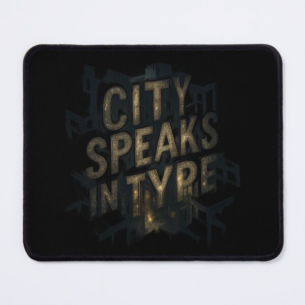 Item preview, CITY SPEAKS IN TYPE - Urban Typography Illustration designed and sold by MKreative Studio.