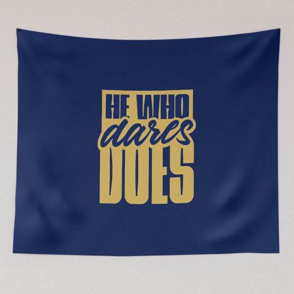 Item preview, He Who Dares Does gold designed and sold by VRedBaller.