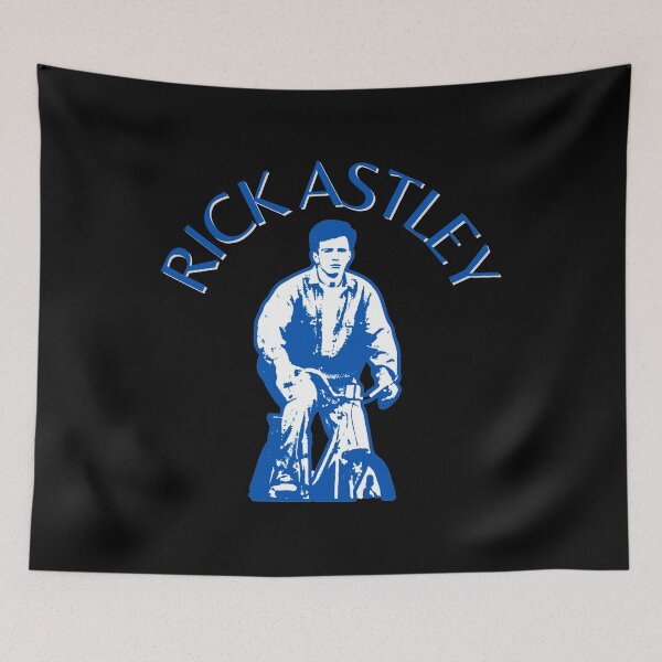 Item preview, Rick Astley Classic Blue Minimal Singer Illustration designed and sold by dennis3xv1.