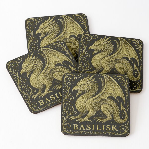 Item preview, Golden Basilisk – Mythic Guardian of Forbidden Power designed and sold by Czerkiz.
