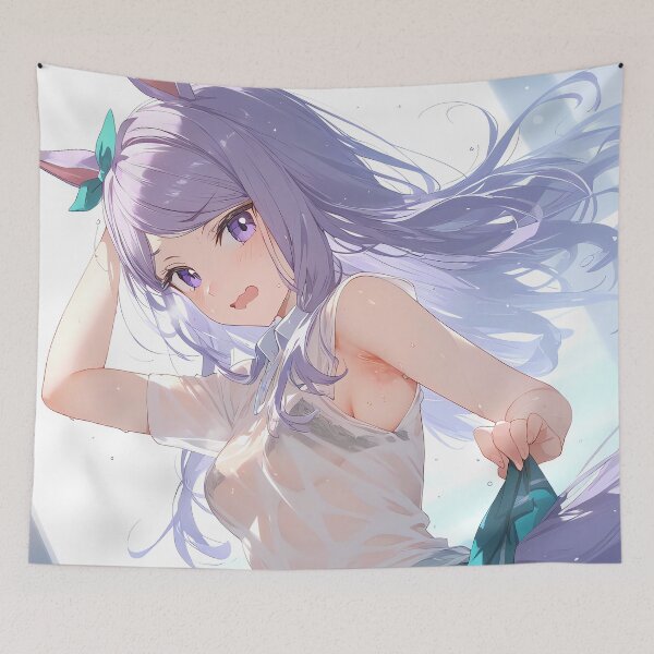 Item preview, Mejiro McQueen Uma Musume Pretty Derby Anime Girl Waifu Ocean Breeze designed and sold by thedarvills.
