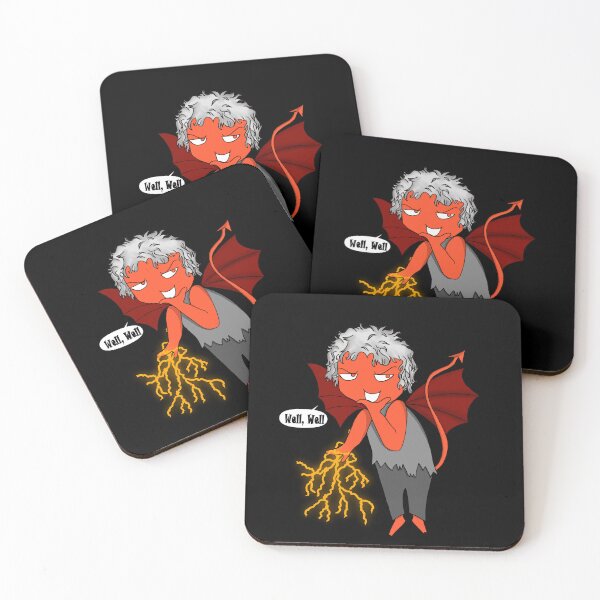 Item preview, Cute Evil Angel Plotting designed and sold by One Owl Artist.