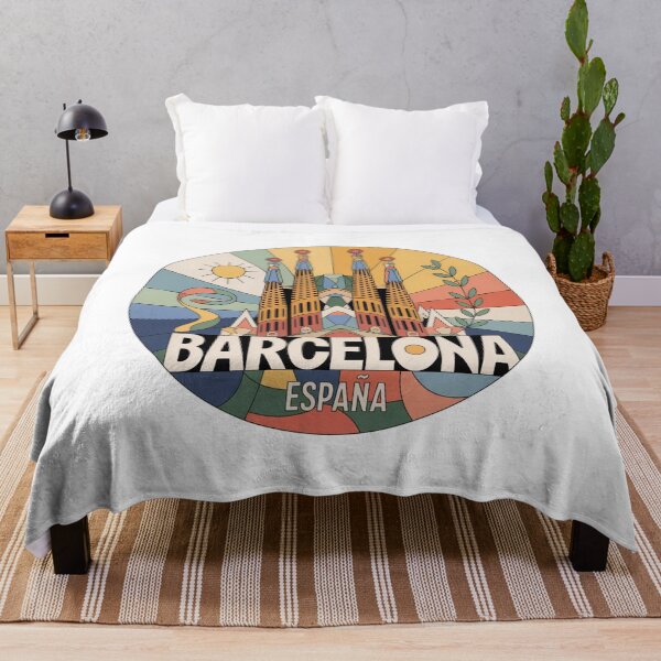 Item preview, Barcelona Spain Art - Modern Sagrada Familia Illustration designed and sold by CircinusStore.