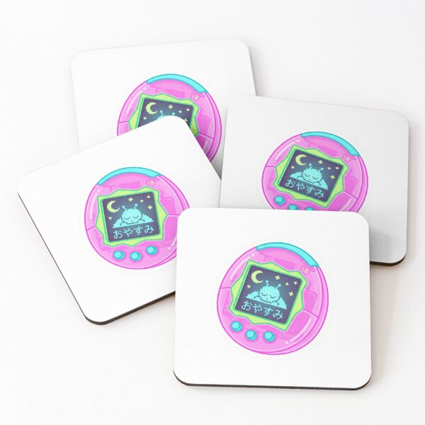 Item preview, Neon Translucent Retro Virtual Pet | Sleeping Pixel Alien おやすみ Aesthetic designed and sold by DigitalVibes Art, CreatorSpace, PixelMood. By AngryFish.Art..