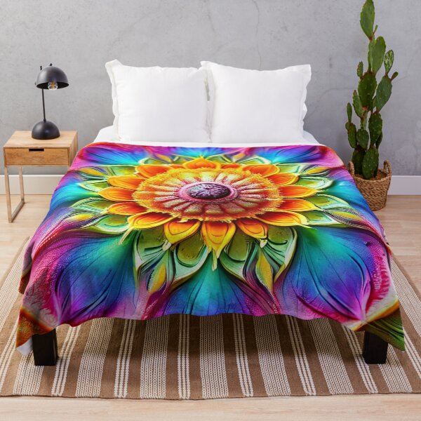 Item preview, A colorful mandala flower in detailed representation designed and sold by Mianku | Für das Leben.