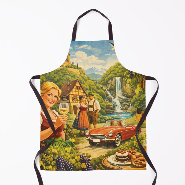 Artikelvorschau, Ferien in Baden Württemberg, retro Werbung entworfen und verkauft von Mauswohn.