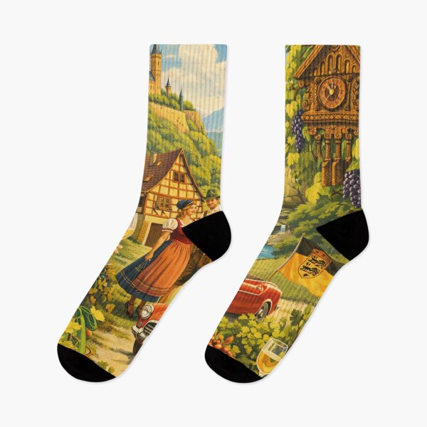 Item preview, Holidays in Baden-Württemberg, retro advertising designed and sold by Mauswohn.