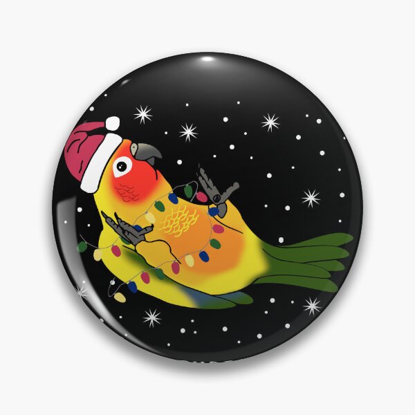 Item preview, Merry Christmas Sun Conure designed and sold by FandomizedRose.