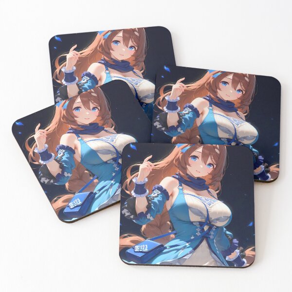 Item preview, Super Creek Fantasy Blue Outfit Uma Musume Pretty Derby Anime Girl Waifu designed and sold by thedarvills.