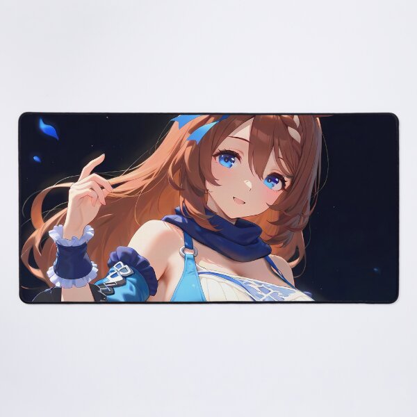 Item preview, Super Creek Fantasy Blue Outfit Uma Musume Pretty Derby Anime Girl Waifu designed and sold by thedarvills.