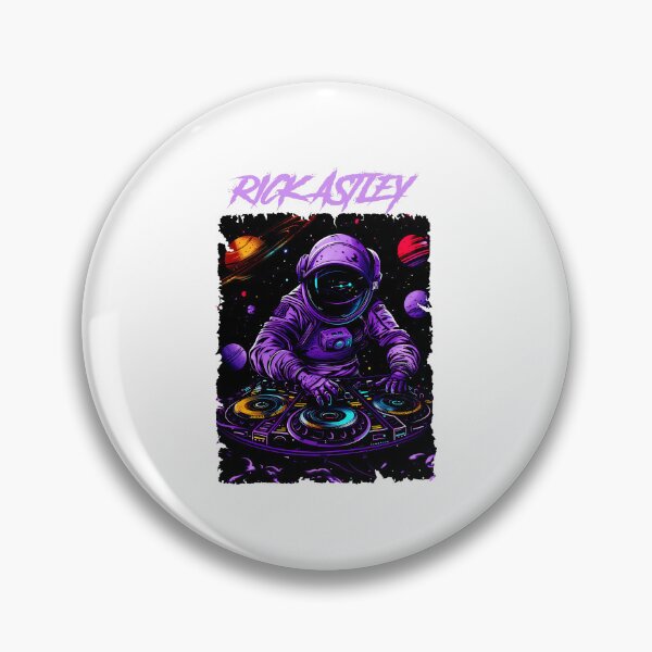 Item preview, Rick Astley Cosmic Space Music Vibe Illustration designed and sold by dennis3xv1.