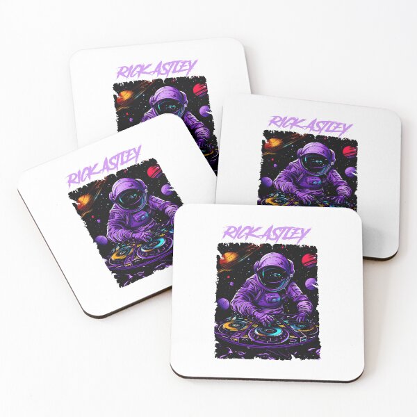 Item preview, Rick Astley Cosmic Space Music Vibe Illustration designed and sold by dennis3xv1.