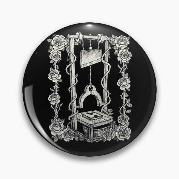 Item preview, Guillotine with roses designed and sold by Apocalyptik Designs .