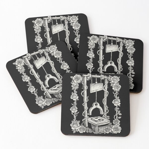 Item preview, Guillotine with roses designed and sold by Apocalyptik Designs .