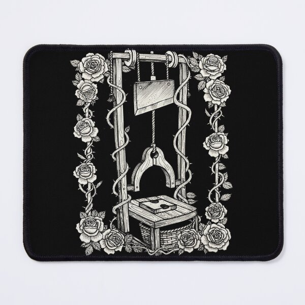 Item preview, Guillotine with roses designed and sold by Apocalyptik Designs .