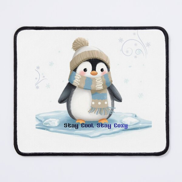 Item preview, Stay Cool, Stay Cozy – Cute Winter Penguin Illustration designed and sold by lavanya11.