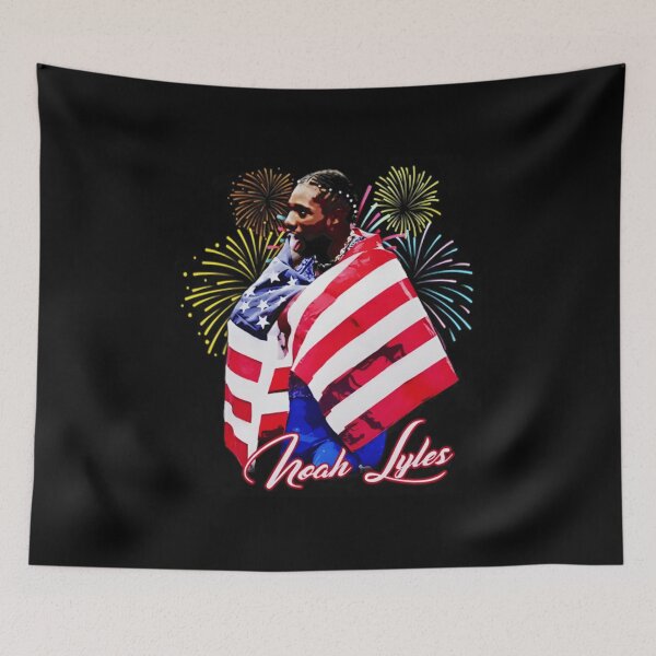 Item preview, Noah Lyles Usa Flag  designed and sold by imandeebeale.