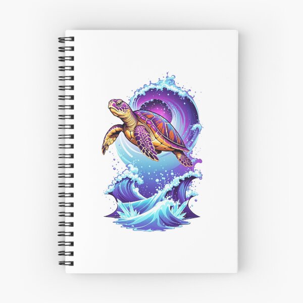 Item preview,  Cosmic Surfing Sea Turtle Riding Purple Galaxy Wave designed and sold by zoughlal.