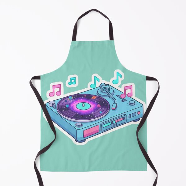 Item preview, Retro Pastel Portable Turntable | Cosmic Space Portal Vinyl Aesthetic designed and sold by DigitalVibes Art, CreatorSpace, PixelMood. By AngryFish.Art..