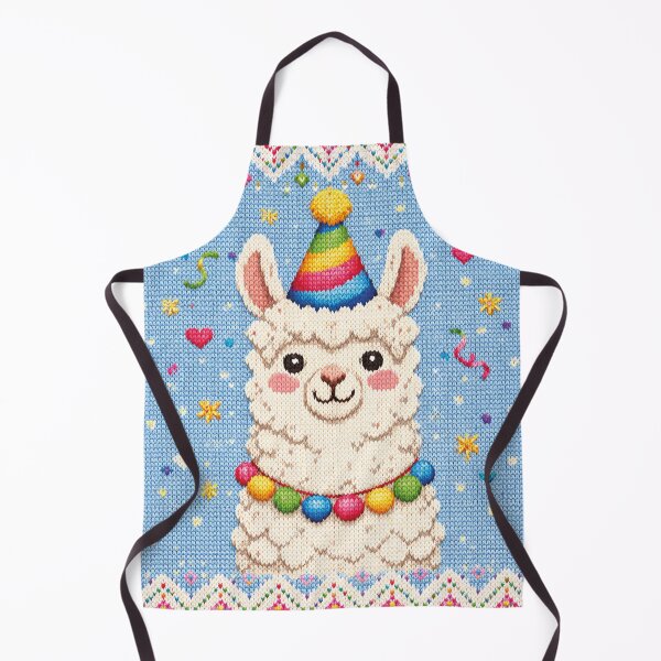 Item preview, Fun llama party, great knitting picture designed and sold by Mauswohn.
