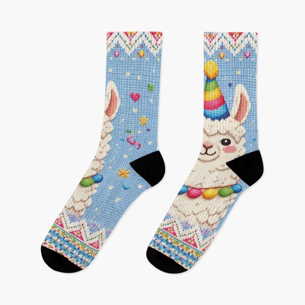 Item preview, Fun llama party, great knitting picture designed and sold by Mauswohn.