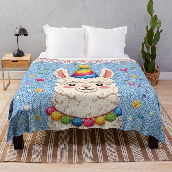Item preview, Fun llama party, great knitting picture designed and sold by Mauswohn.