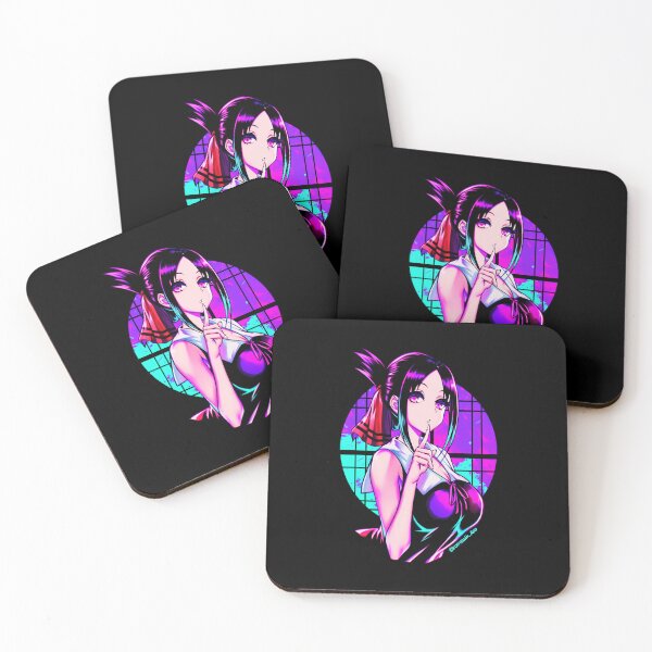 Item preview, Love Is War Retro Neon Circle Anime Girl designed and sold by JasonsGeorge.