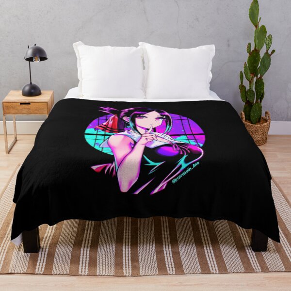 Item preview, Love Is War Retro Neon Circle Anime Girl designed and sold by JasonsGeorge.
