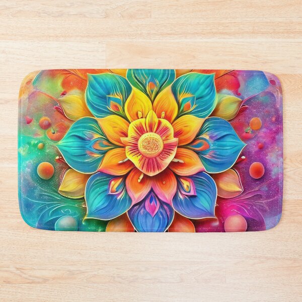 Item preview, Colorful mandala flower in watercolor style designed and sold by Mianku | Für das Leben.