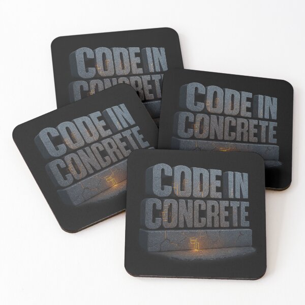 Item preview, Code in Concrete - Cyber Urban Typography designed and sold by MKreative Studio.
