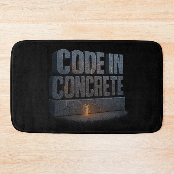Item preview, Code in Concrete - Cyber Urban Typography designed and sold by MKreative Studio.