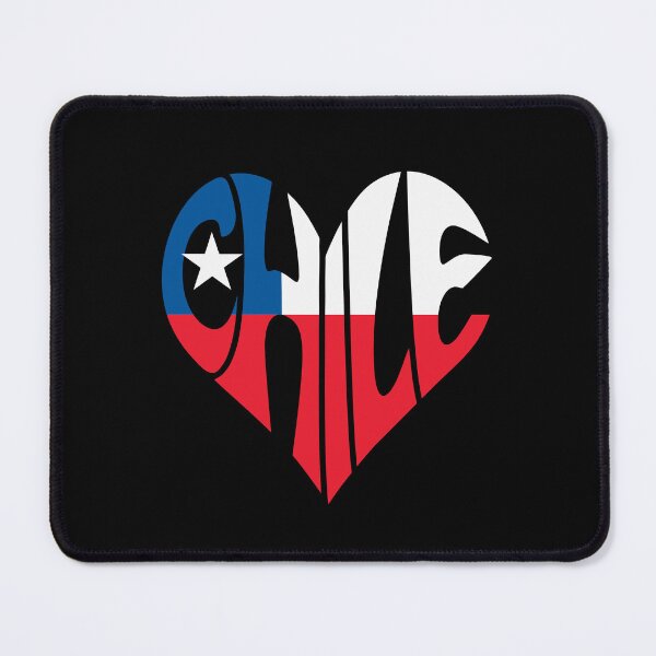 Item preview, Chile Heart Flag – Chilean Pride Love Design designed and sold by Suzy Perez Art.