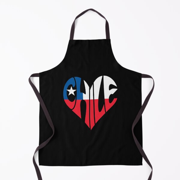 Item preview, Chile Heart Flag – Chilean Pride Love Design designed and sold by Suzy Perez Art.