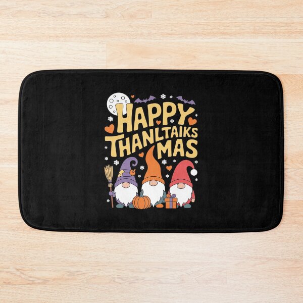 Item preview, Happy HalloThanksMas Gnomes Halloween Thanksgiving Christmas 1  designed and sold by RuthGAArt.