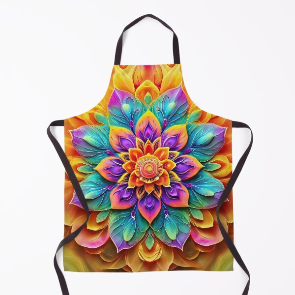 Item preview, Colorful flower mandala with vibrant colors designed and sold by Mianku | Für das Leben.