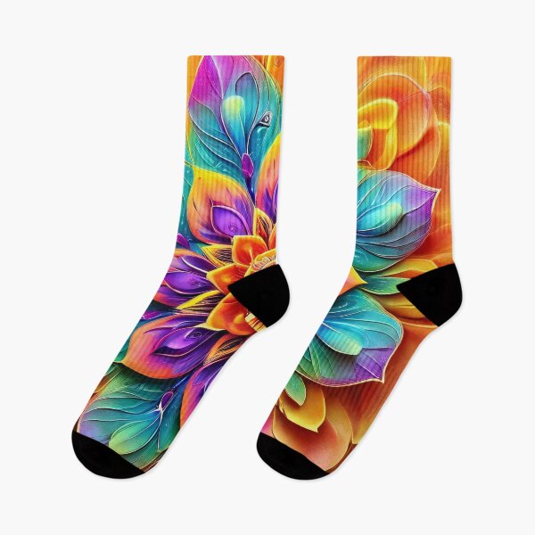 Item preview, Colorful flower mandala with vibrant colors designed and sold by Mianku | Für das Leben.