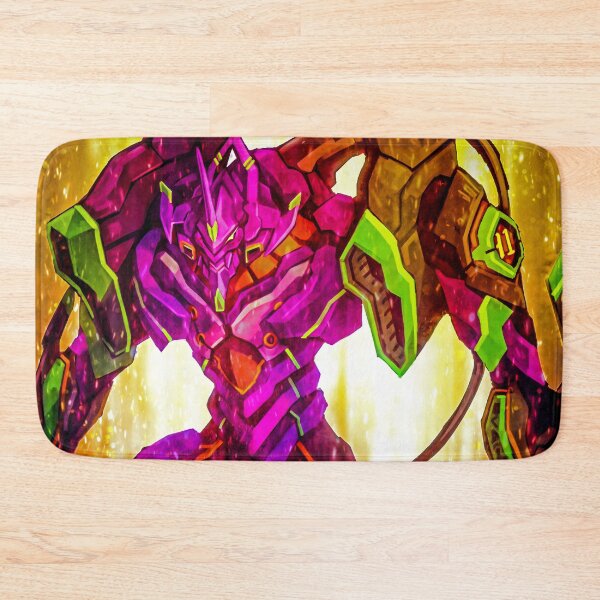 Item preview, Evangelion Unit 01 Battle Stance Neon Genesis Evangelion Anime Mecha Golden Power designed and sold by Tokyonomad.