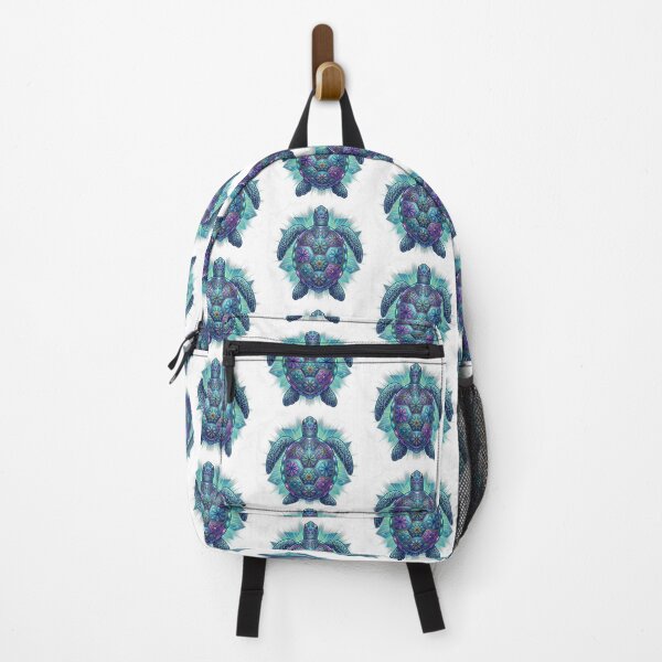 Item preview,  Colorful Mandala Sea Turtle with Rainbow Flower Patterns in Every Shell Segment designed and sold by zoughlal.