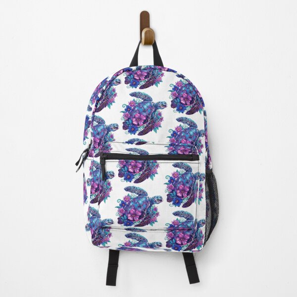 Item preview,  Cosmic Floral Sea Turtle Style with Purple Galaxy Shell designed and sold by zoughlal.
