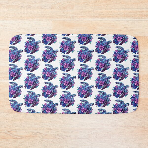 Item preview,  Cosmic Floral Sea Turtle Style with Purple Galaxy Shell designed and sold by zoughlal.