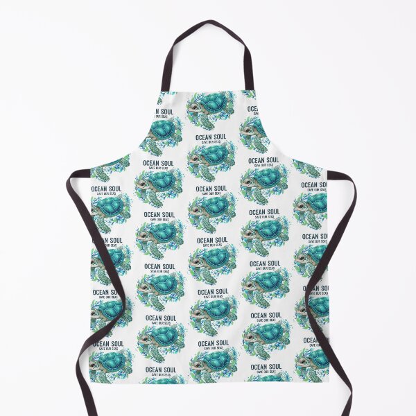 Item preview, Ocean Soul Save Our Seas Cute Baby Turtle with Sparkly Shell designed and sold by zoughlal.