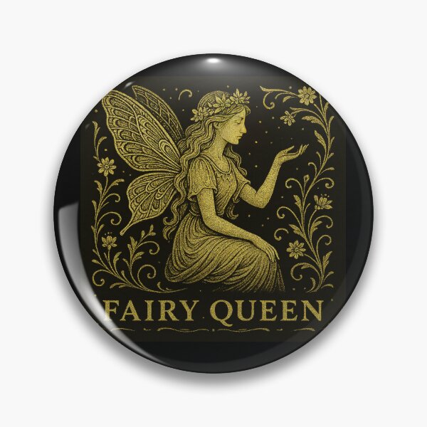 Item preview, Fairy Queen – Golden Spirit of Enchanted Realms designed and sold by Czerkiz.